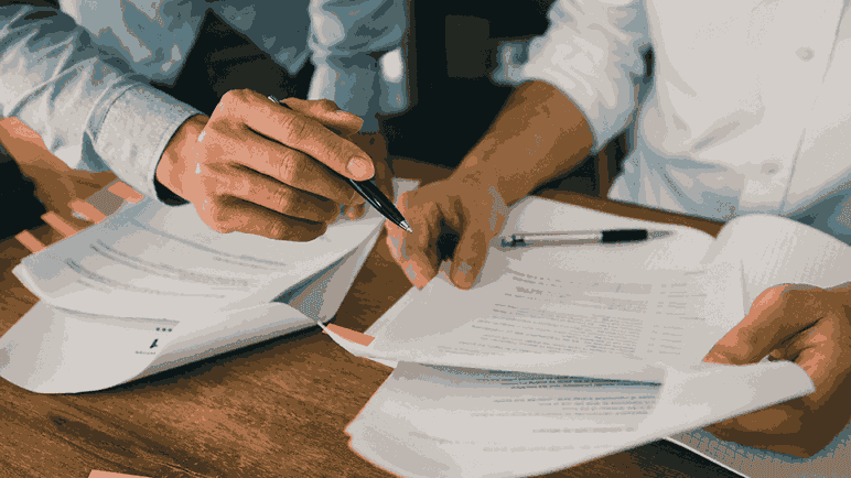 A research and development department located within the company